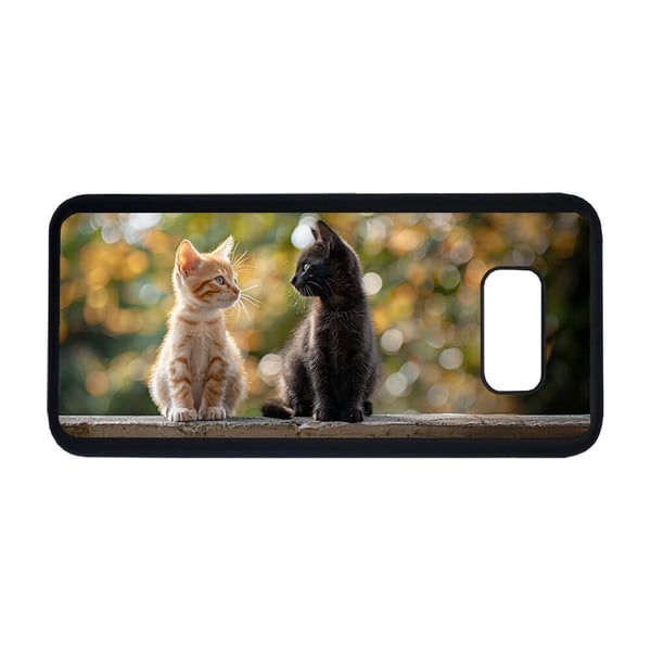 Til Samsung Galaxy S8: Søte Kattunger, mobildeksel med unikt motiv, beskyttende cover