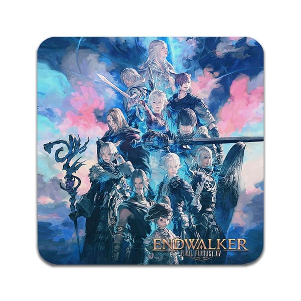 Lasinaluset (2 kpl): Final Fantasy XIV Endwalker, tyylikkäät aluset uniikeilla ja eloisilla kuvioilla Lasinaluset (2 kpl): Final Fantasy XIV Endwalker, tyylikkäät aluset uniikeilla ja eloisilla kuvioilla