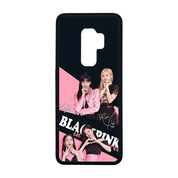 Til Samsung Galaxy S9+: Blackpink, mobildeksel med unikt motiv, beskyttende cover