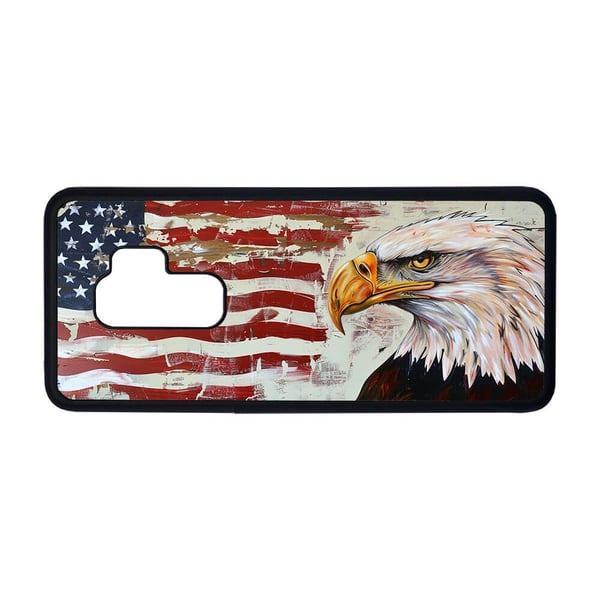 Til Samsung Galaxy S9+: USA ørn Flagg, mobildeksel med unikt motiv, beskyttende cover