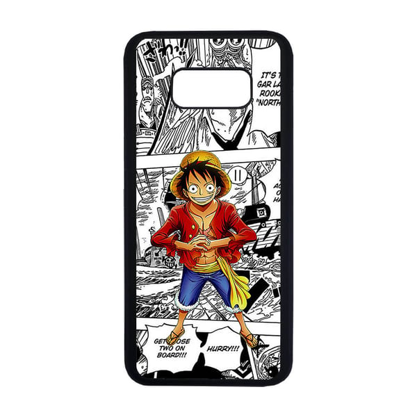 Til Samsung Galaxy S8+: One Piece, mobildeksel med unikt motiv, beskyttende cover