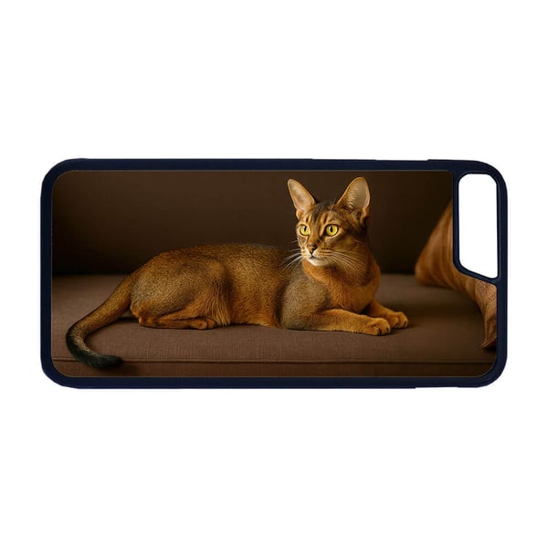 Til iPhone 7 Plus / 8 Plus: Abessinier Kat, mobilcover med unikt motiv, beskyttende cover