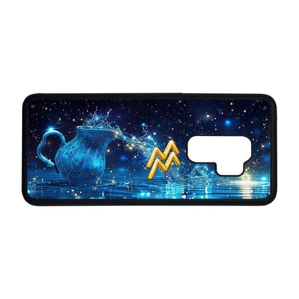Til Samsung Galaxy S9+: Stjernekretsen Vannmannen, mobildeksel med unikt motiv, beskyttende cover