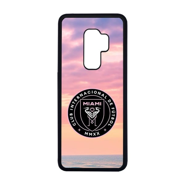 Til Samsung Galaxy S9+: Inter Miami CF, mobilcover med unikt motiv, beskyttende cover