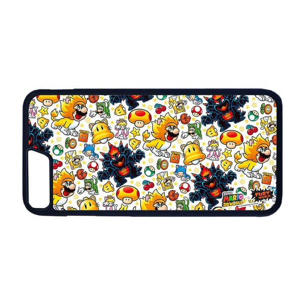 Til iPhone 7 Plus / 8 Plus: Super Mario 3D World Bowser Fury, mobilcover med unikt motiv, beskyttende cover