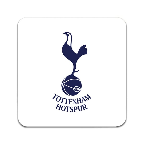 Lasinaluset (2 kpl): Tottenham Hotspur, tyylikkäät aluset uniikeilla ja eloisilla kuvioilla