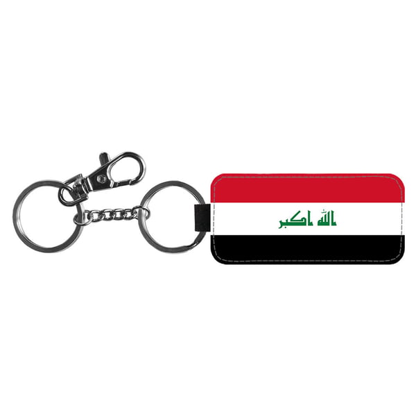 Avaimenperä: Flag of Iraq -Iraq Flag, tyylikäs riipus, jossa on eloisa ja uniikki kuvio Avaimenperä: Flag of Iraq -Iraq Flag, tyylikäs riipus, jossa on eloisa ja uniikki kuvio