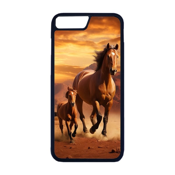 Til iPhone 7 Plus / 8 Plus: Araberhest, mobildeksel med unikt motiv, beskyttende cover