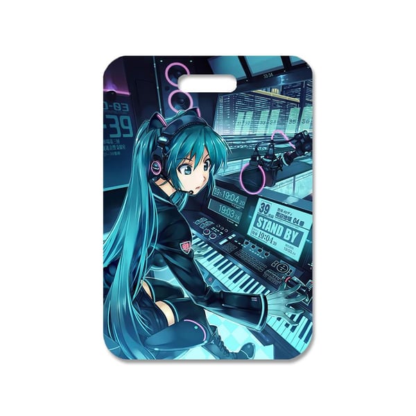 Laukun koristekoru: Vocaloid Hatsune MikuBag, tyylikäs riipus eloisalla ja uniikilla kuviolla, täydellinen käsilaukkuun tai reppuun