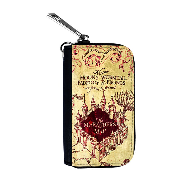 Bilnyckelfodral: Harry Potter Marauder's Map, skyddande fodral med livfull och unikt design
