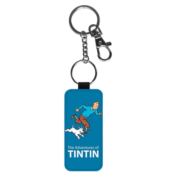 Nyckelring: Tintin, stilrent hängsmycke med livfull och unikt design