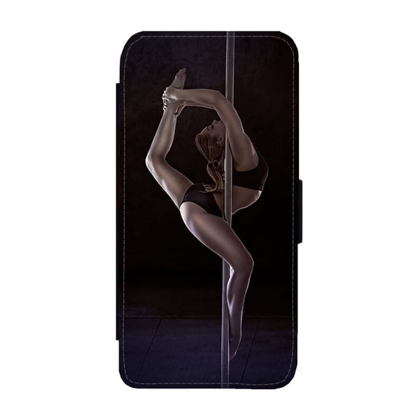 Til Samsung Galaxy S8: Pole Dance, flipdeksel med unikt motiv, mobiletui med stativfunksjon