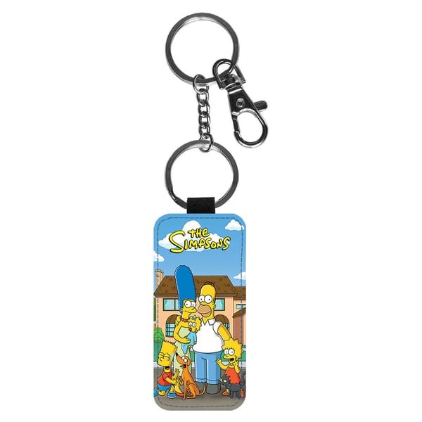 Nøkkelring: The Simpsons, stilrent anheng med levende og unikt design