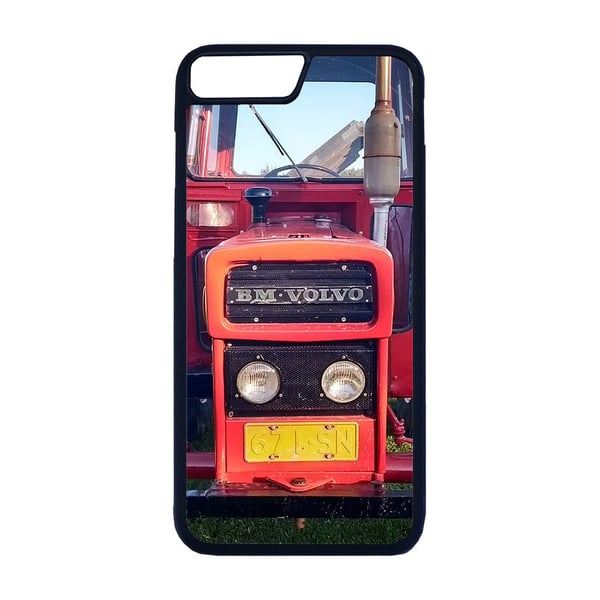 iPhone 7 Plus / 8 Plus -malliin: Volvo Tractor, suojakuori uniikilla kuviolla, kestävä kännykänkuori
