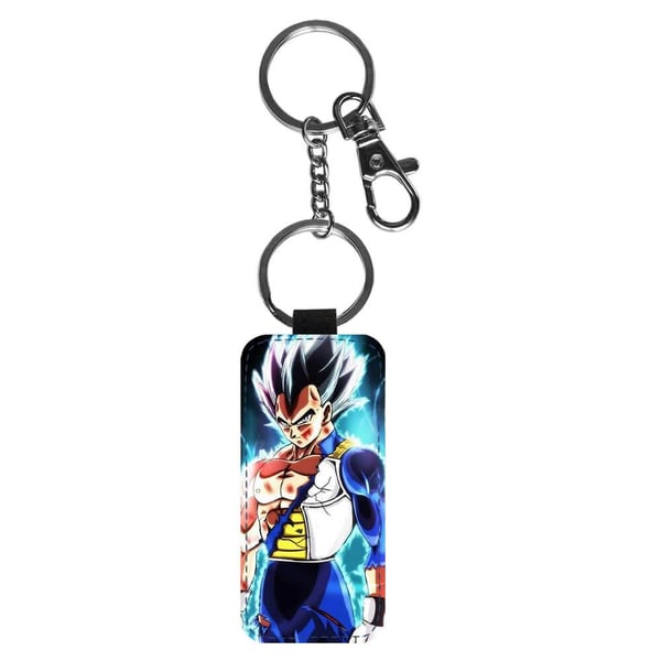 Avaimenperä: Dragon Ball Super Saiyan Vegeta Ultra Instinct, tyylikäs riipus, jossa on eloisa ja uniikki kuvio