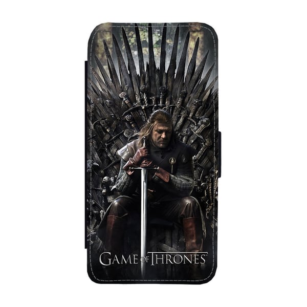 Til Samsung Galaxy S9: Game of Thrones Eddard Stark, flip-cover med unikt motiv, mobilcover med standerfunktion