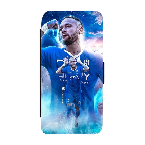 Neymar 2023 Al-Hilal Samsung Galaxy S9, flipdeksel med unikt motiv, mobiletui med stativfunksjon