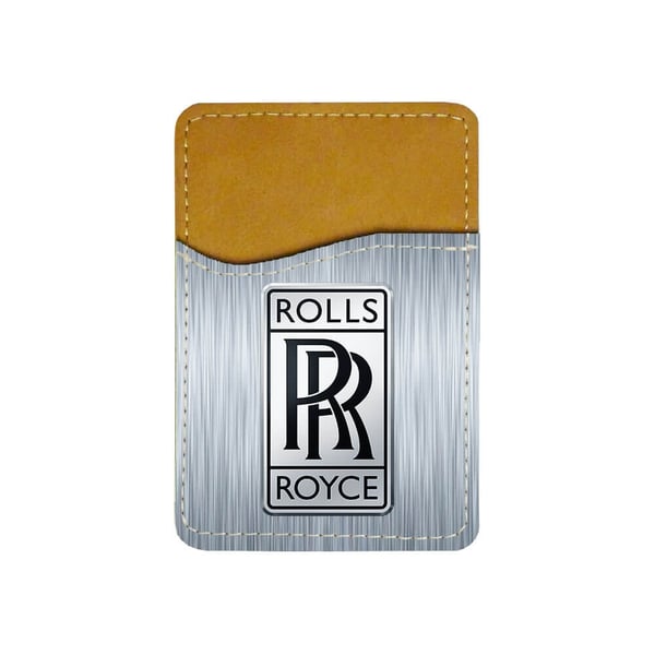 Självhäftande korthållare till mobil (Universell): Rolls-Royce, kortfack med livfull och unikt design till telefon