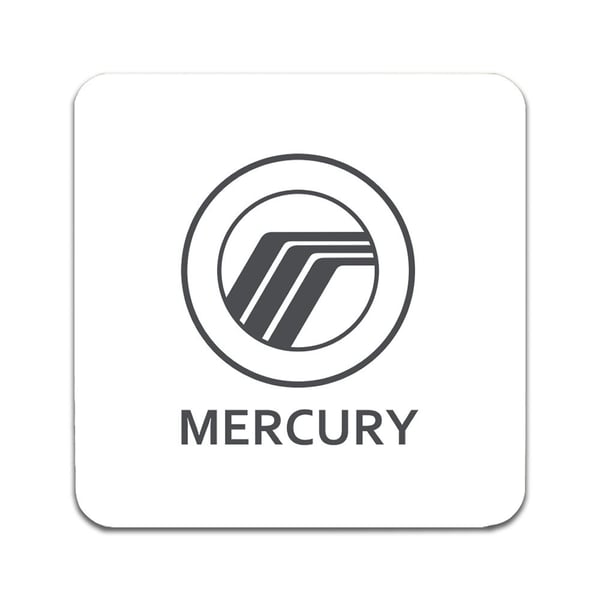 Glasbrikker (2-pak): Mercury, stilrene bordskånere med unikke og levende motiver