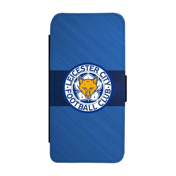 Til Samsung Galaxy S8: Leicester City, flipdeksel med unikt motiv, mobiletui med stativfunksjon