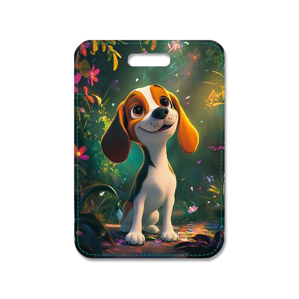 Veskeanheng: Barn Tegneserie Beagle Hund, stilrent veskepynt med levende og unikt design, veskecharm til håndvesken eller ryggsekken