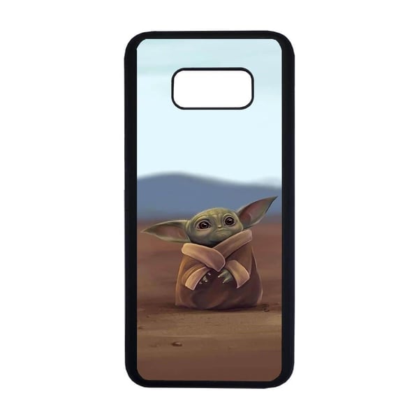 Til Samsung Galaxy S8+: Baby Yoda, mobildeksel med unikt motiv, beskyttende cover