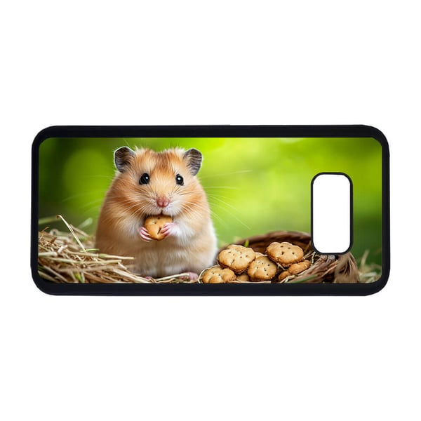 Til Samsung Galaxy S8: Dyr Hamster, mobildeksel med unikt motiv, beskyttende cover