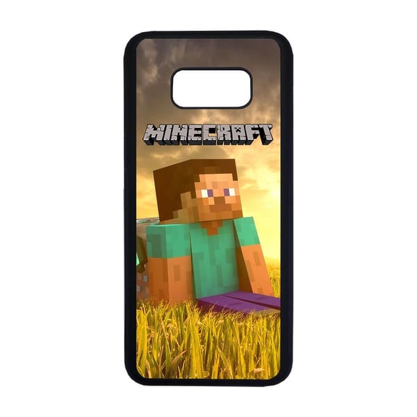 Til Samsung Galaxy S8+: Minecraft Steve, mobildeksel med unikt motiv, beskyttende cover