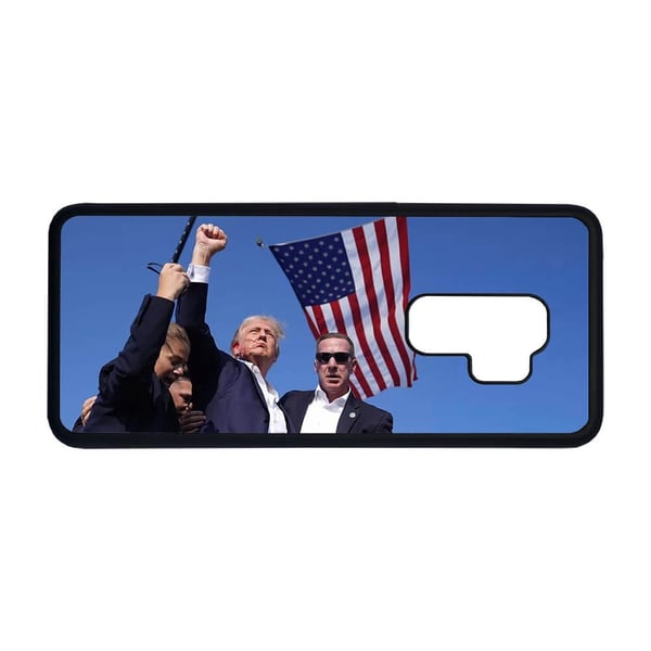 Til Samsung Galaxy S9+: Trump 2024 Pennsylvania Rally, mobildeksel med unikt motiv, beskyttende cover