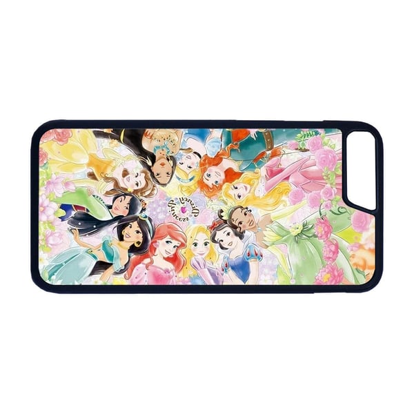 Til iPhone 7 Plus / 8 Plus: Disney Princess, mobilcover med unikt motiv, beskyttende cover