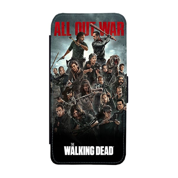 Til Samsung Galaxy S9: The Walking Dead, flip-cover med unikt motiv, mobilcover med standerfunktion