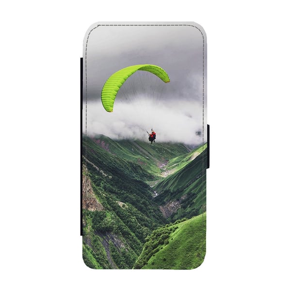 Hang Gliding, flipdeksel med unikt motiv, mobiletui med stativfunksjon Til Samsung Galaxy S8+