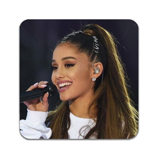 Glassunderlag (2-pakning): Ariana Grande, stilrene underlag med unike og livlige motiver