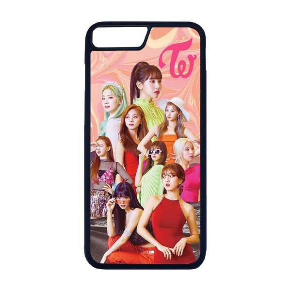 Til iPhone 7 Plus / 8 Plus: K-pop Twice, mobilcover med unikt motiv, beskyttende cover