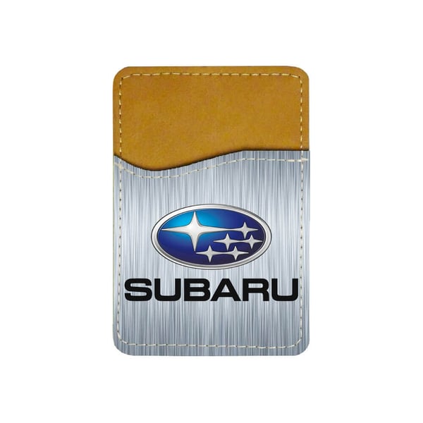 Selvklæbende kortholder til mobil (Universel): Subaru, kortlomme med levende og unikt design til telefonen