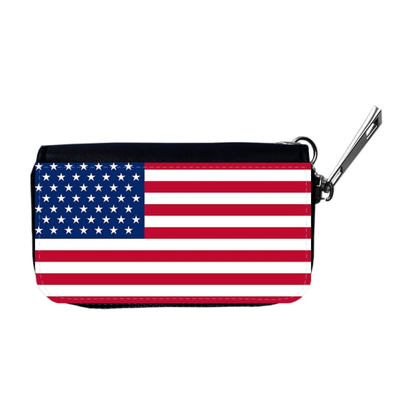 Bilnyckelfodral: USA Flagga, skyddande fodral med livfull och unikt design
