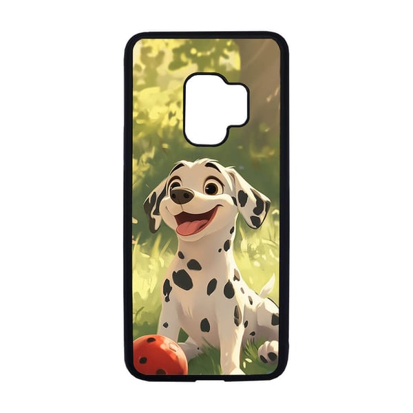 Til Samsung Galaxy S9: Barn Søt Tegneserie Dalmatiner Hund, mobildeksel med unikt motiv, beskyttende cover