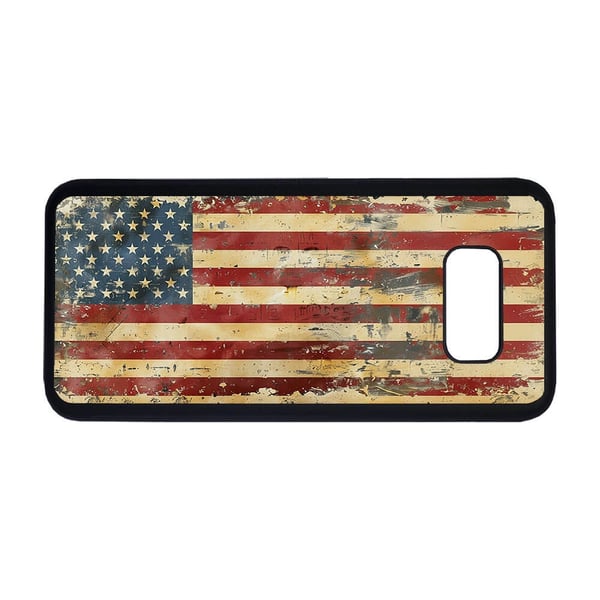 Til Samsung Galaxy S8: USA Flagg, mobildeksel med unikt motiv, beskyttende cover