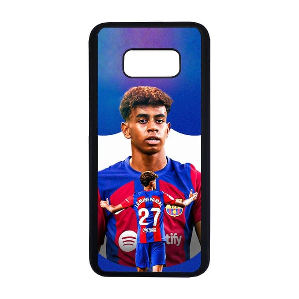 Till Samsung Galaxy S8+: Lamine Yamal, mobilskal med unikt motiv, skyddande skal