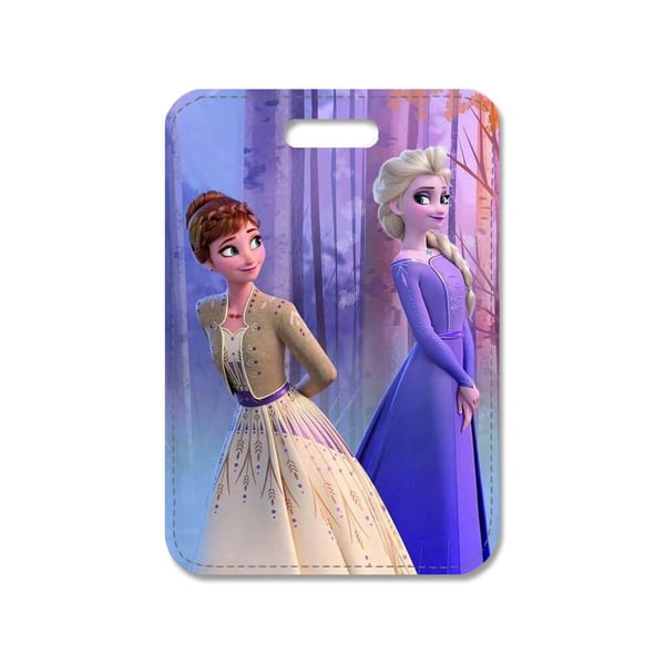 Veskeanheng: Frozen 2 Elsa & Anna, stilrent veskepynt med levende og unikt design, veskecharm til håndvesken eller ryggsekken