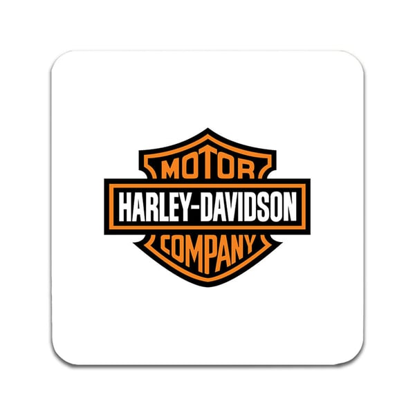 Glassunderlag (2-pakning): Harley-Davidson, stilrene underlag med unike og livlige motiver