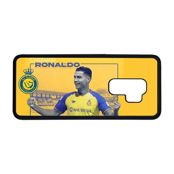 Til Samsung Galaxy S9+: Cristiano Ronaldo 2023 Al-Nassr, mobildeksel med unikt motiv, beskyttende cover