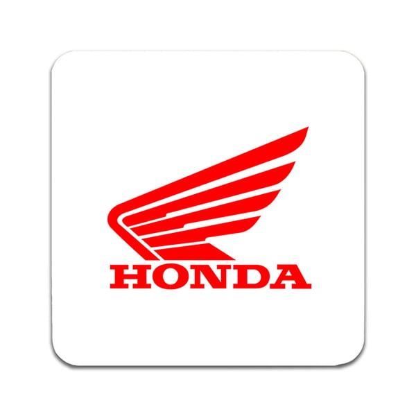 Lasinaluset (2 kpl): Honda Motorcycle, tyylikkäät aluset uniikeilla ja eloisilla kuvioilla