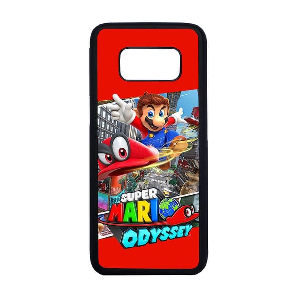 Til Samsung Galaxy S8: Super Mario Odyssey, mobildeksel med unikt motiv, beskyttende cover