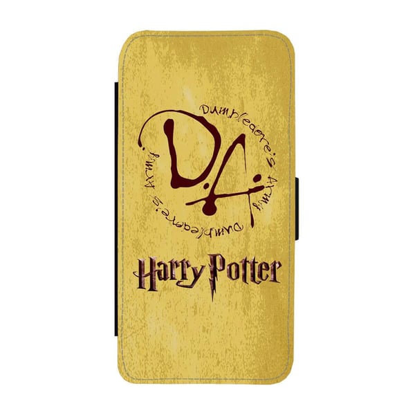 Til Samsung Galaxy S8+: Harry Potter Dumbledore's Army, flipdeksel med unikt motiv, mobiletui med stativfunksjon
