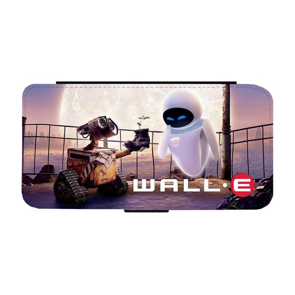Til Samsung Galaxy S8+: WALL-E , flipdeksel med unikt motiv, mobiletui med stativfunksjon