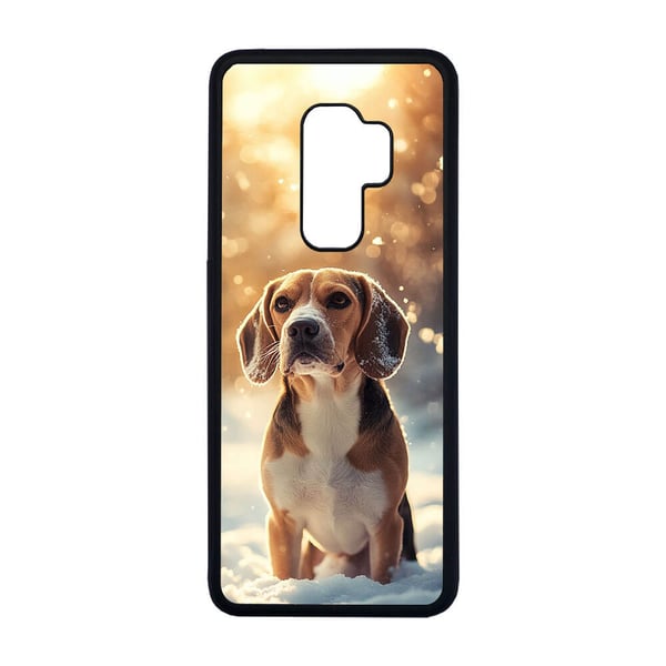 Samsung Galaxy S9+ -malliin: Beagle Koira, suojakuori uniikilla kuviolla, kestävä kännykänkuori