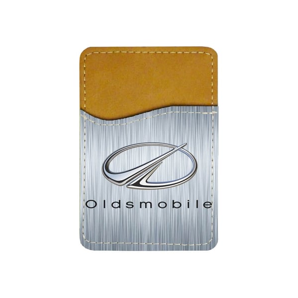 Selvklebende kortholder til mobil (Universell): Oldsmobile, kortlomme med levende og unikt design til telefonen