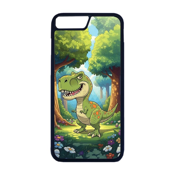 Barne Tegneserie Dinosaur Tyrannosaurus Rexsaurus Rex iPhone SE 2020 Mobiltelefon Deksel