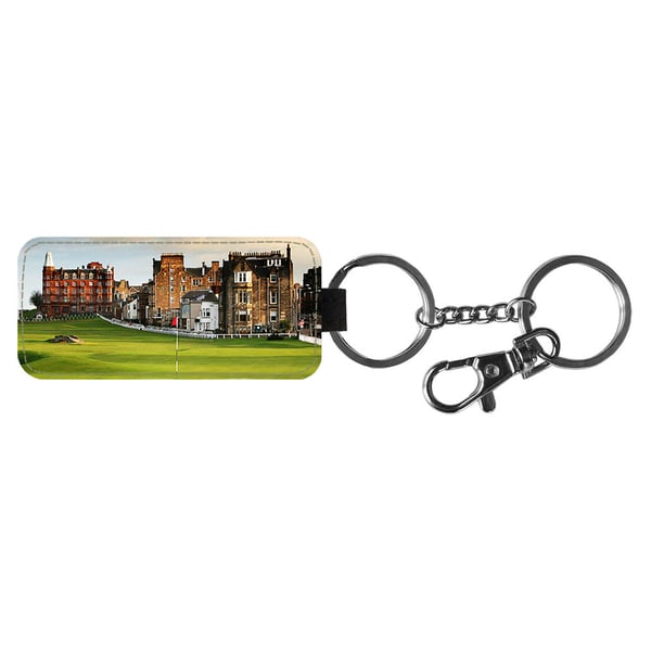 Avaimenperä: St Andrews Golf Course -Golf St Andrews, tyylikäs riipus, jossa on eloisa ja uniikki kuvio